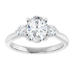 14k-white--oval-1/3-ctw-natural-diamond-semi-set-engagement-ring