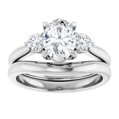 14k-white--oval-1/3-ctw-natural-diamond-semi-set-engagement-ring