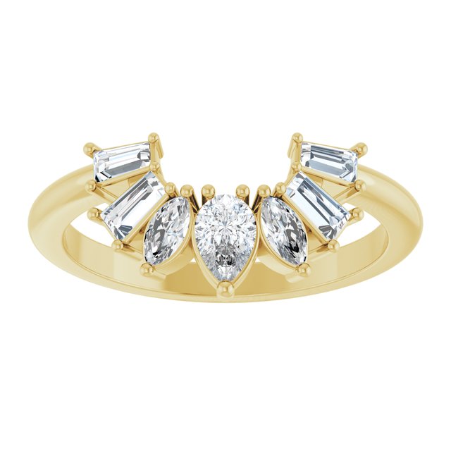 14k-yellow-1/2-ctw-lab-grown-diamond-contour-band