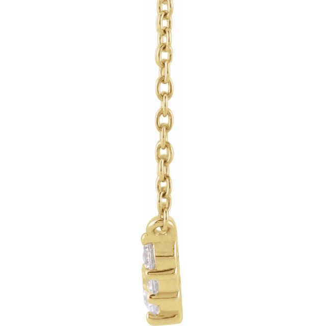 14k-yellow-1/3-ctw-lab-grown-diamond-graduated-18"-necklace