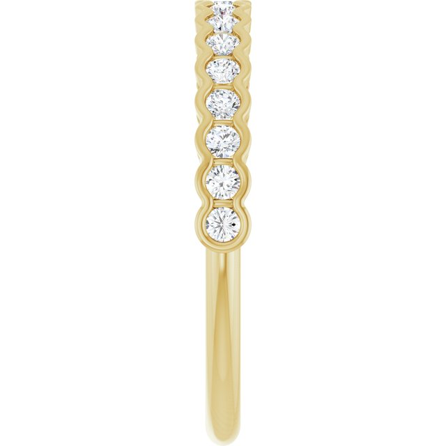 14k-yellow-1/4-ctw-lab-grown-diamond-anniversary-band