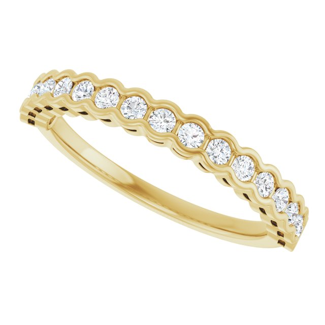 14k-yellow-1/4-ctw-lab-grown-diamond-anniversary-band