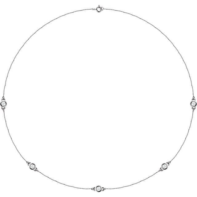 14k-yellow-1/5-ctw-lab-grown-diamond-3-station-18"-necklace