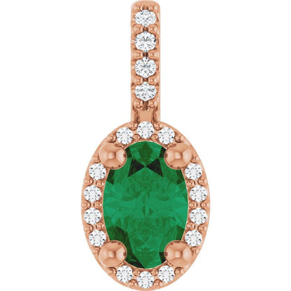 14k-rose-gold-lab-grown-emerald-6-x-4mm-||-0.05-ctw
