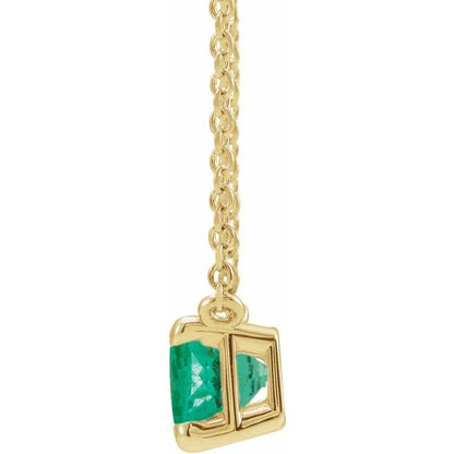 14k-yellow-lab-grown-emerald-18"-necklace