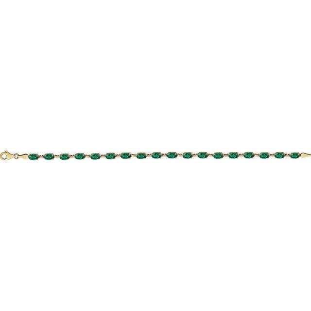 14k-yellow-lab-grown-emerald-7.25"-bracelet