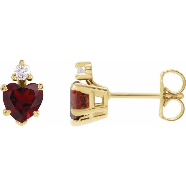14k-yellow-lab-grown-ruby-&-.06-ctw-natural-diamond-stud-earrings