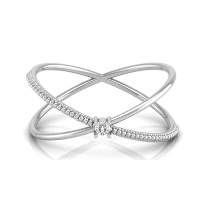 14KT Solid Gold Twisted Women's Ring For Her Perfect Fit For Any Finger - HIGHCARAT DIAMONDS
