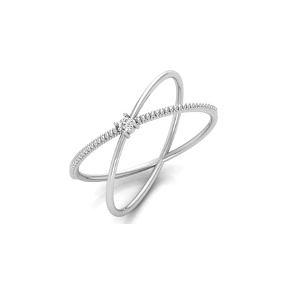 14KT Solid Gold Twisted Women's Ring For Her Perfect Fit For Any Finger - HIGHCARAT DIAMONDS