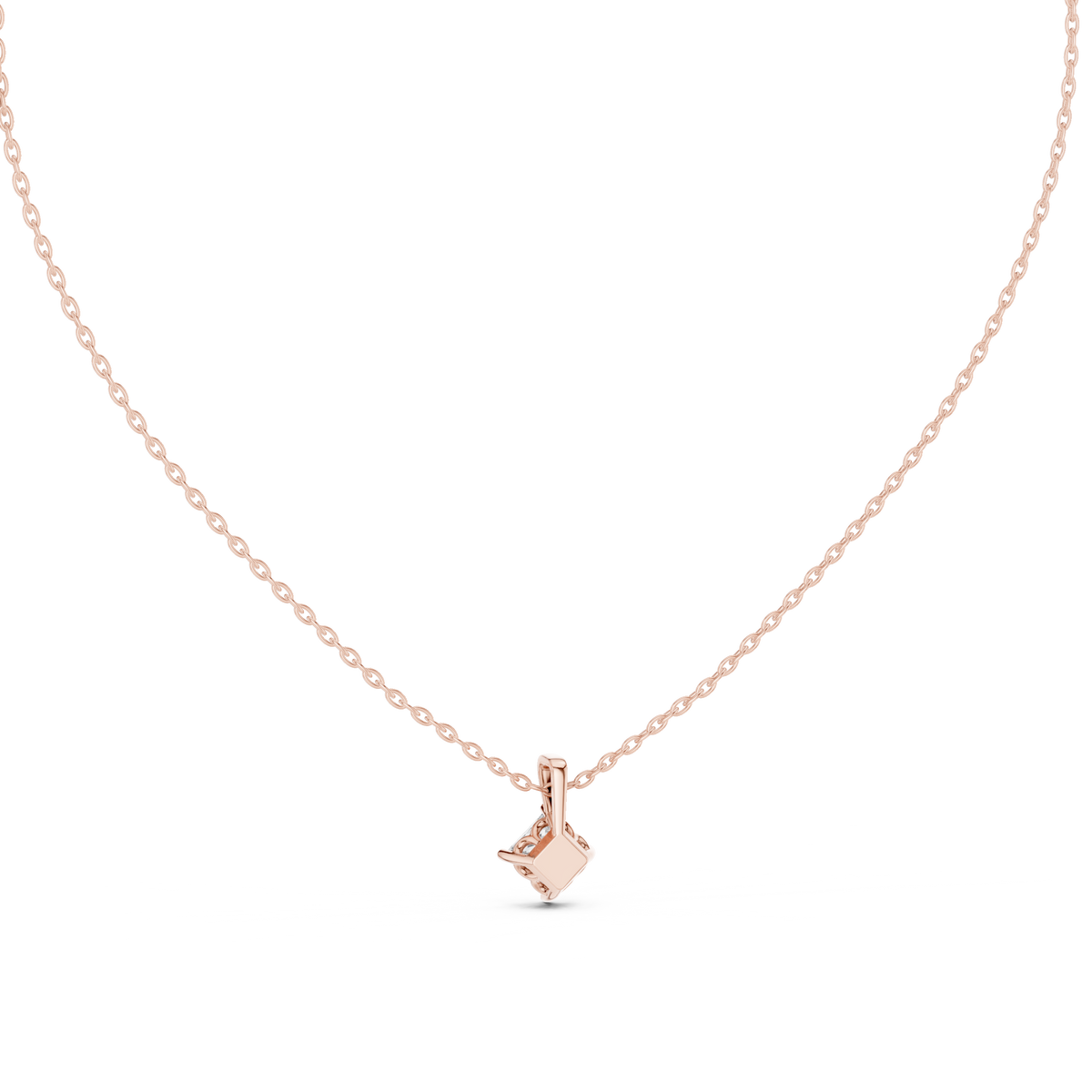 Colorless Labgrown Ecofriendly Sparkling Diamond Pendant In 14K Solid Yellow Gold - HIGHCARAT DIAMONDS