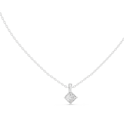 Colorless Labgrown Ecofriendly Sparkling Diamond Pendant In 14K Solid Yellow Gold - HIGHCARAT DIAMONDS