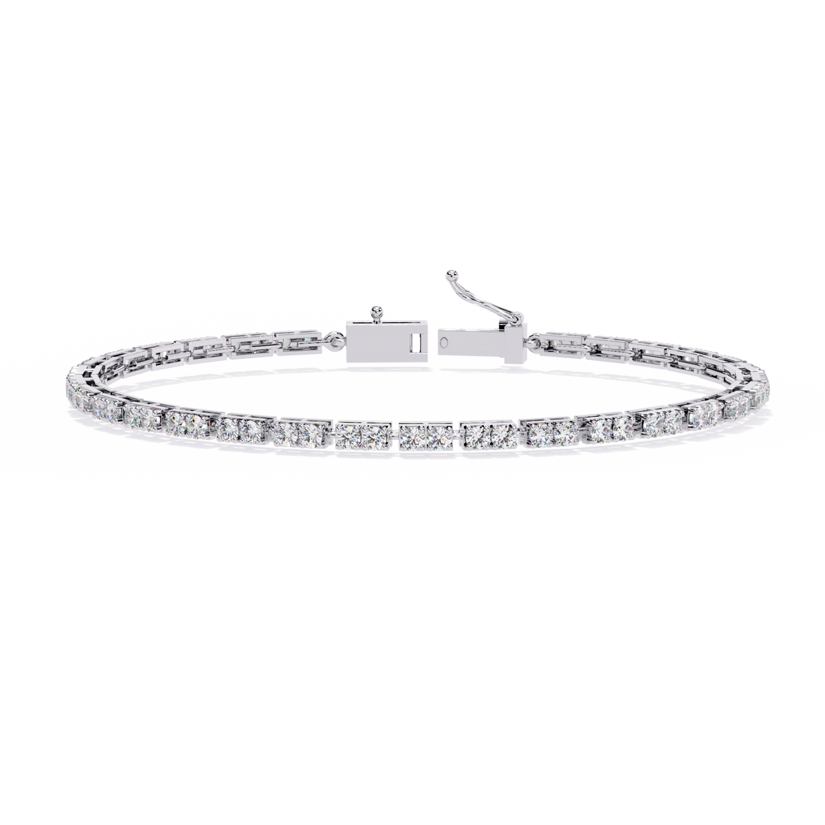 2.30Ct Round Cut Dimond Antique Delicate Minimalist Dainty Vintage Tannins Wedding Bracelet Gift For Women's - HIGHCARAT DIAMONDS