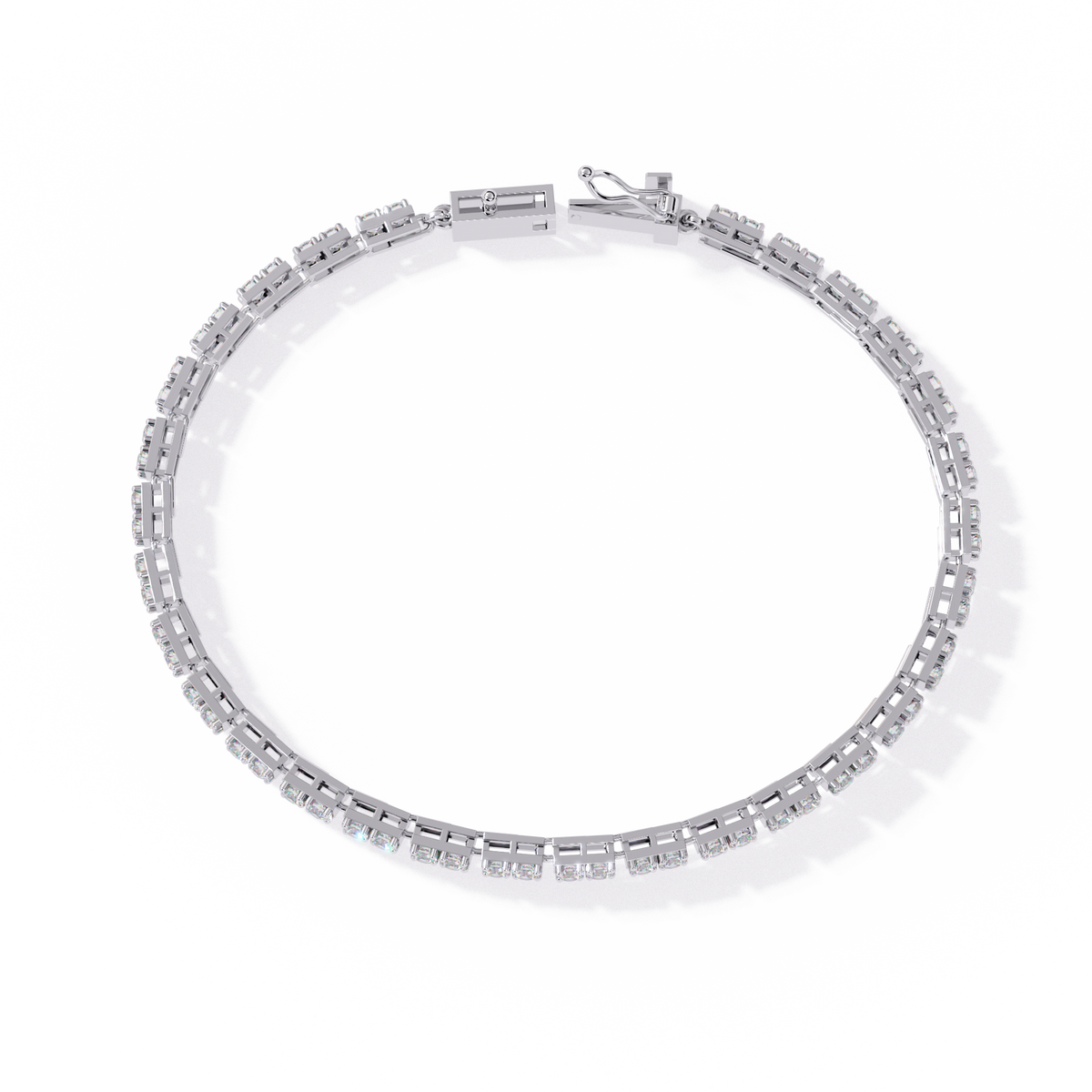2.30Ct Round Cut Dimond Antique Delicate Minimalist Dainty Vintage Tannins Wedding Bracelet Gift For Women's - HIGHCARAT DIAMONDS