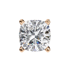 Vintage 2.33Ct Cushion Cut White Colorless Diamond Minimalist Classic Cluster Stud Earring Gift For Her - HIGHCARAT DIAMONDS