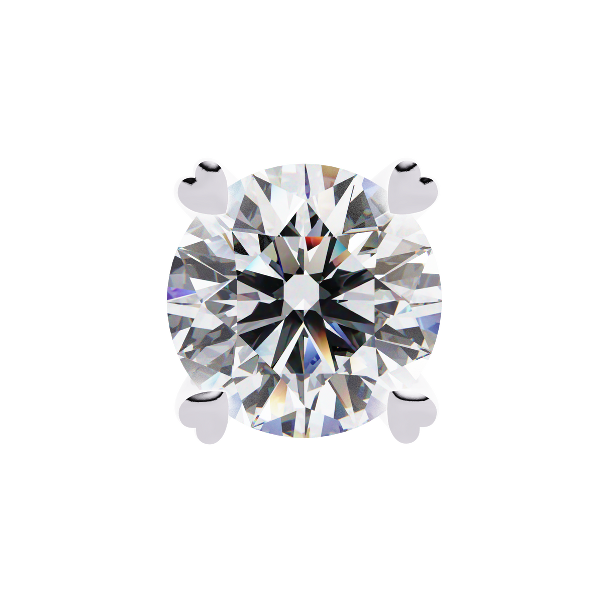 2.57CT Round Cut Top Grade Diamond Certified Cluster Stunning Timeless Stud Earring For Gift - HIGHCARAT DIAMONDS
