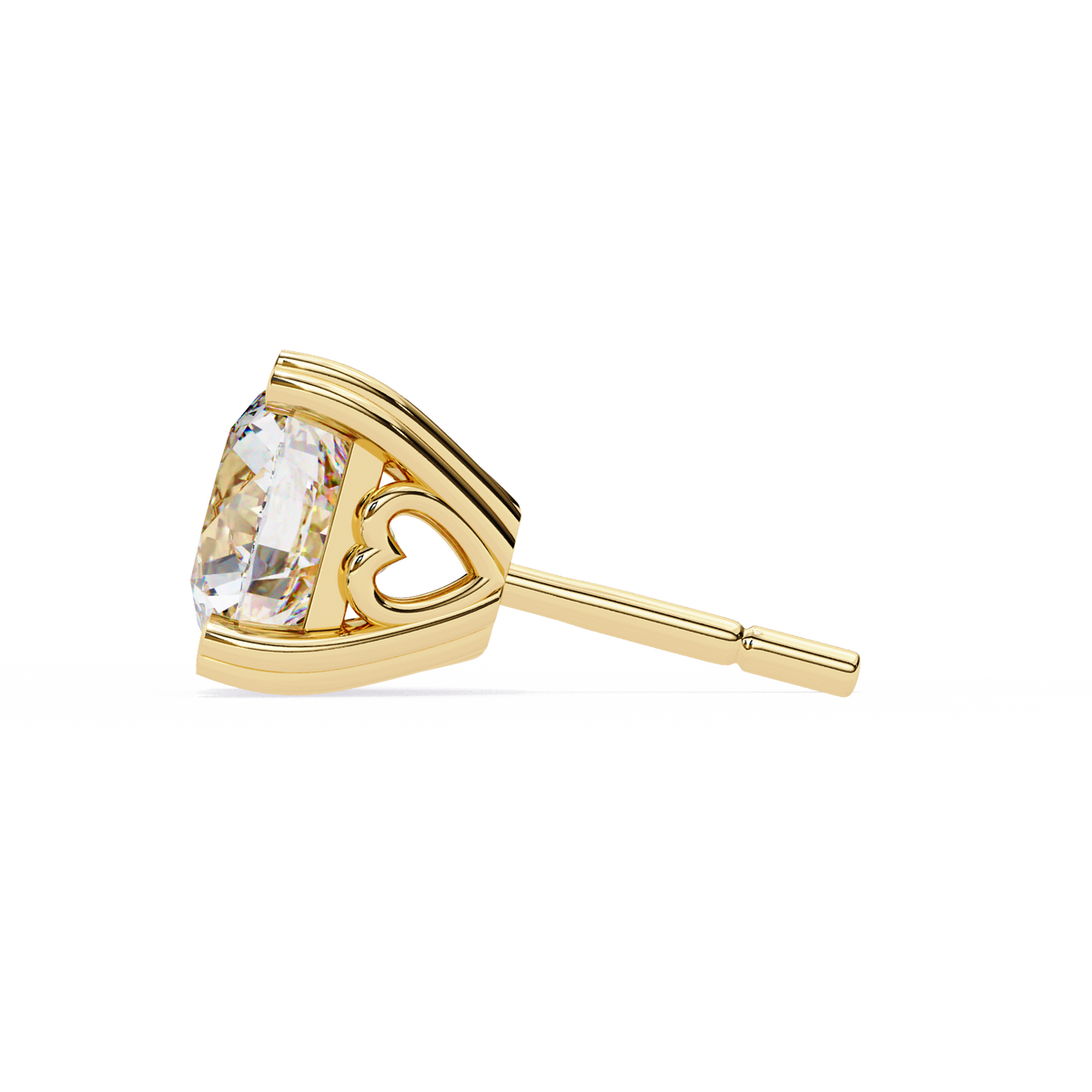2.57CT Round Cut Top Grade Diamond Certified Cluster Stunning Timeless Stud Earring For Gift - HIGHCARAT DIAMONDS
