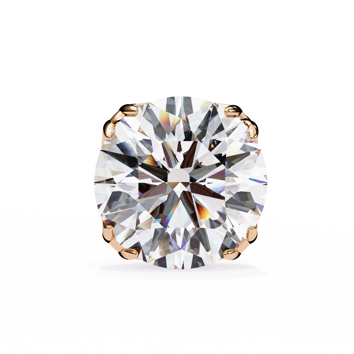 2.57Ct Round Cut Diamond Antique Vintage Delicate Art Deco Minimalist Cluster Stud Earring For Women's - HIGHCARAT DIAMONDS