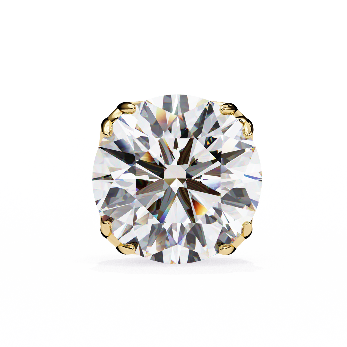 2.57Ct Round Cut Diamond Antique Vintage Delicate Art Deco Minimalist Cluster Stud Earring For Women's - HIGHCARAT DIAMONDS