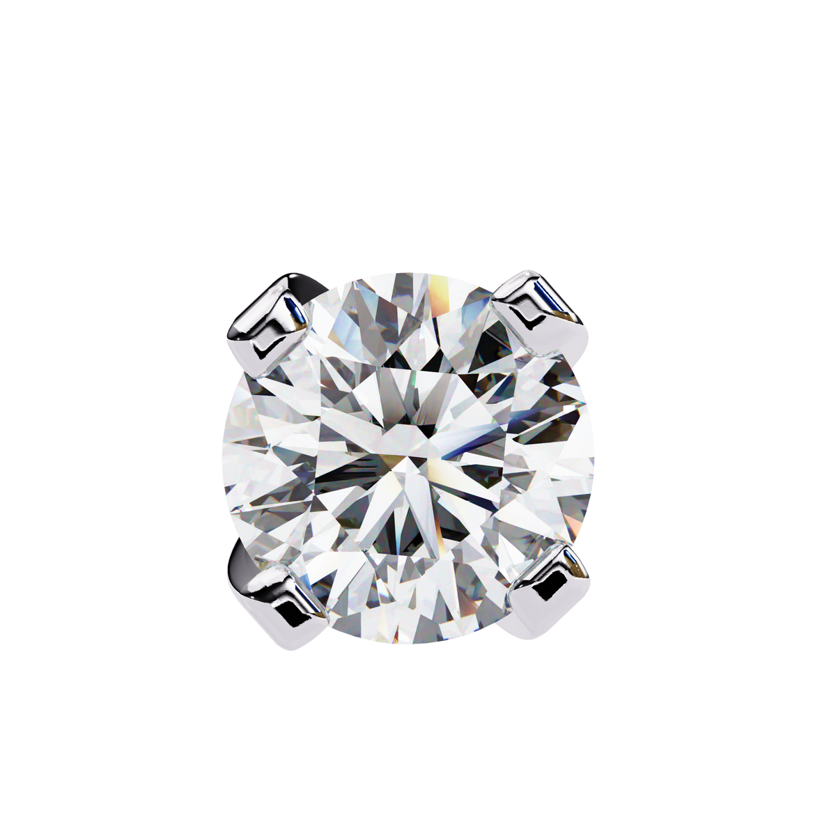 2.57Ct Round Cut  Lab Grown Diamond Antique Art Deco Stunning Handmade Screw Back Part Wear Stud Earring For Gift - HIGHCARAT DIAMONDS