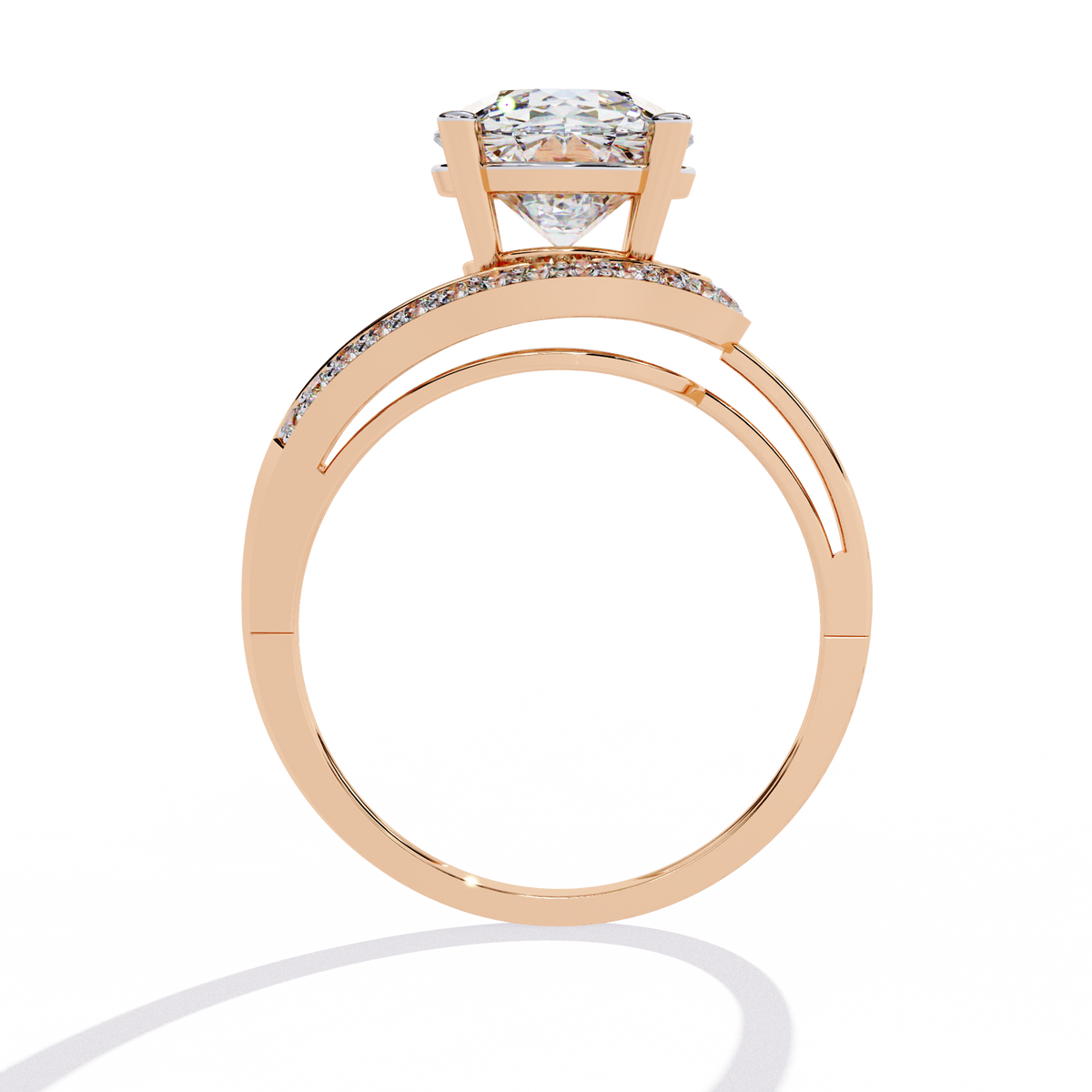 Round Cut 2.96Ct Diamond Cluster Delicate Vintage Sparkling Dainty Engagement Ring Gift For Her - HIGHCARAT DIAMONDS