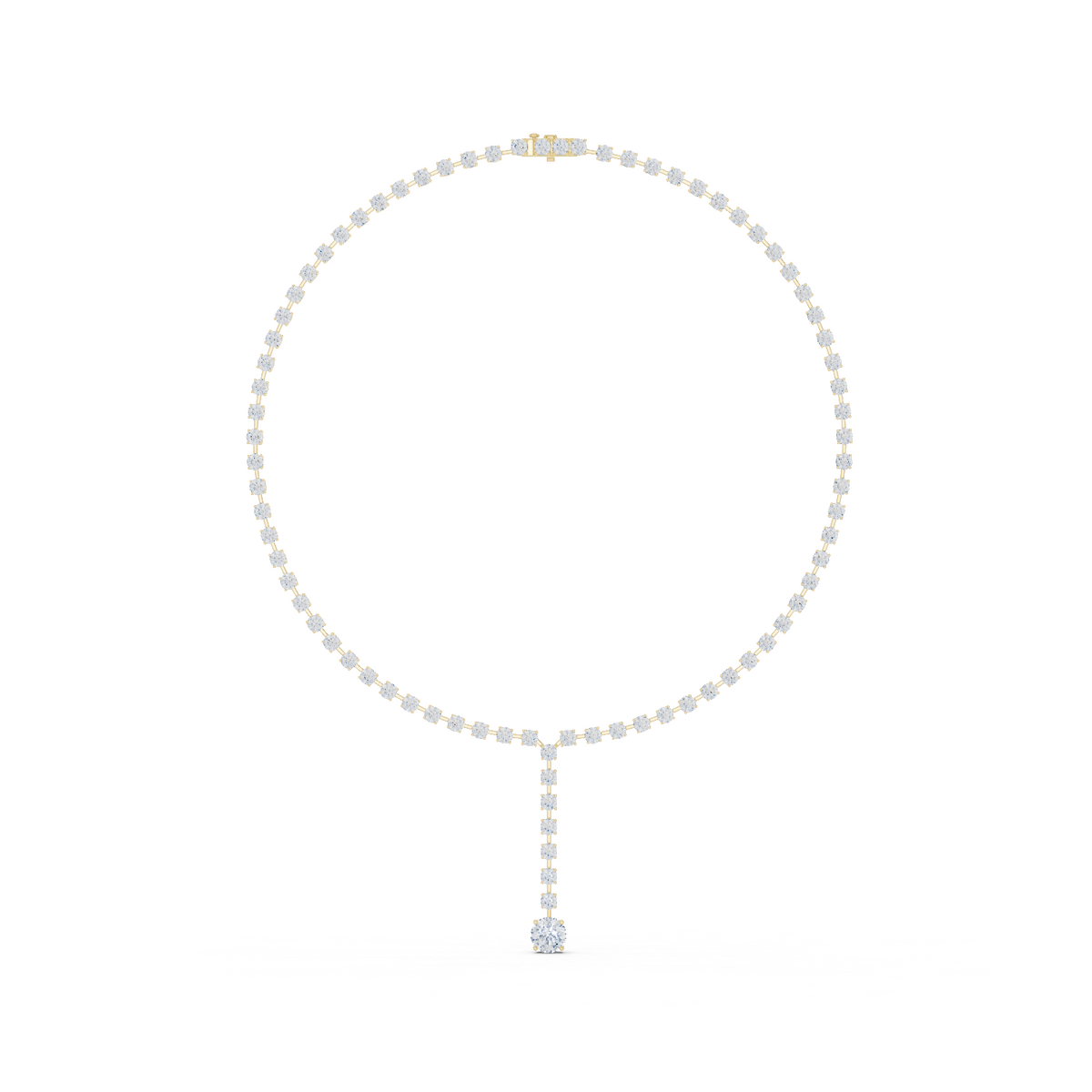 27.00 Ct Round Shape Lab Grown New Classic Look Party Wear Diamond Necklace For Women - HIGHCARAT DIAMONDS
