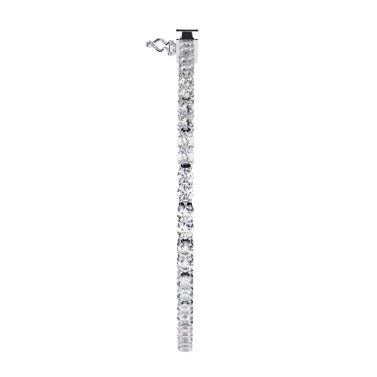 3.98Ct Round Cut Diamond Elegant Channel Set Hand Crafted Bridesmaid Tennis Bracelet Gift for Women's - HIGHCARAT DIAMONDS