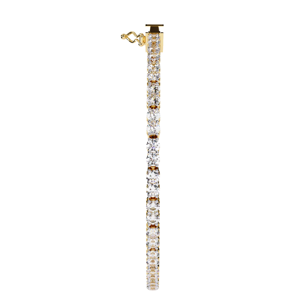 3.98Ct Round Cut Diamond Elegant Channel Set Hand Crafted Bridesmaid Tennis Bracelet Gift for Women's - HIGHCARAT DIAMONDS