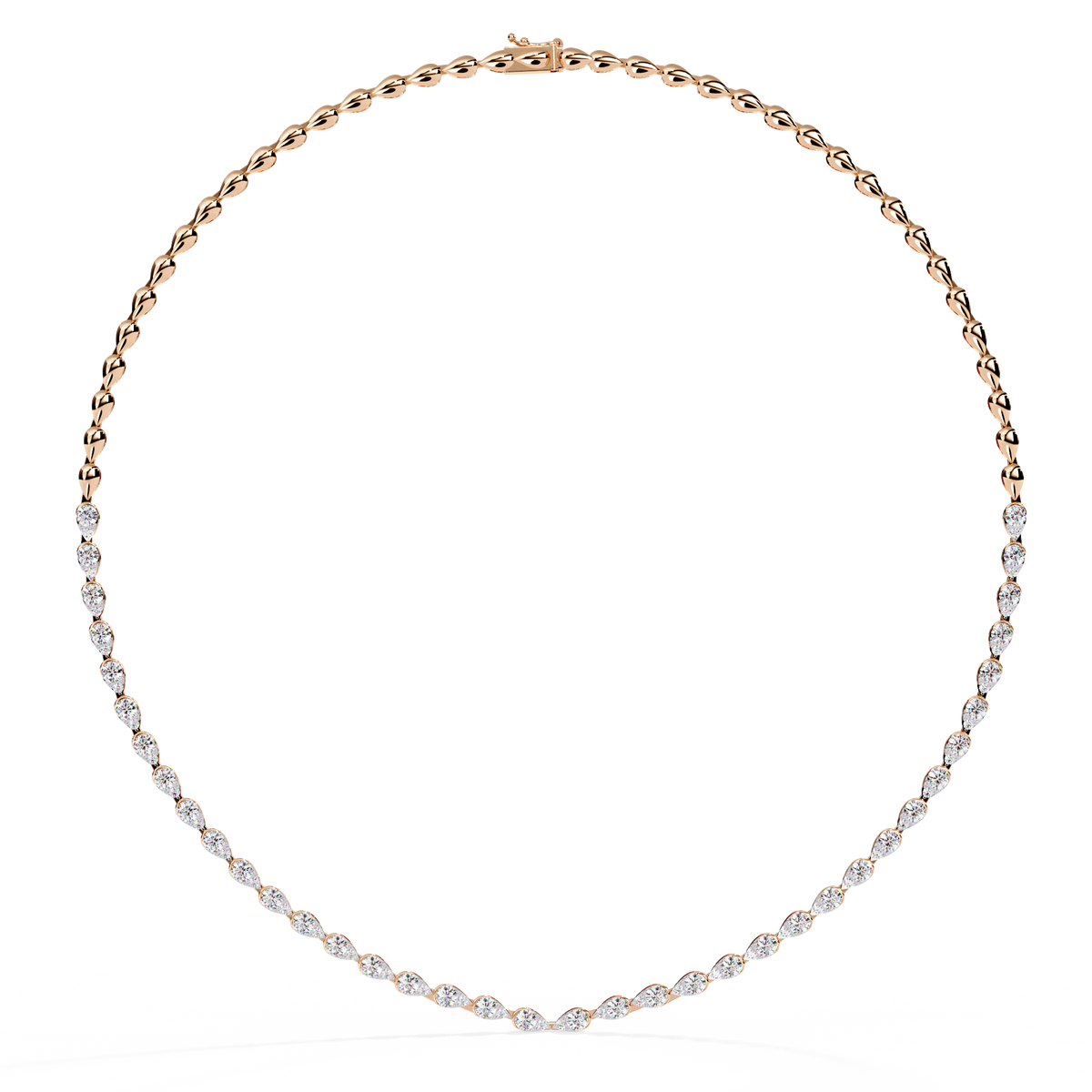4.84 Ct Round Cut Natural And Lab Grown Stunning Classic Statement Necklace Gift For Her - HIGHCARAT DIAMONDS