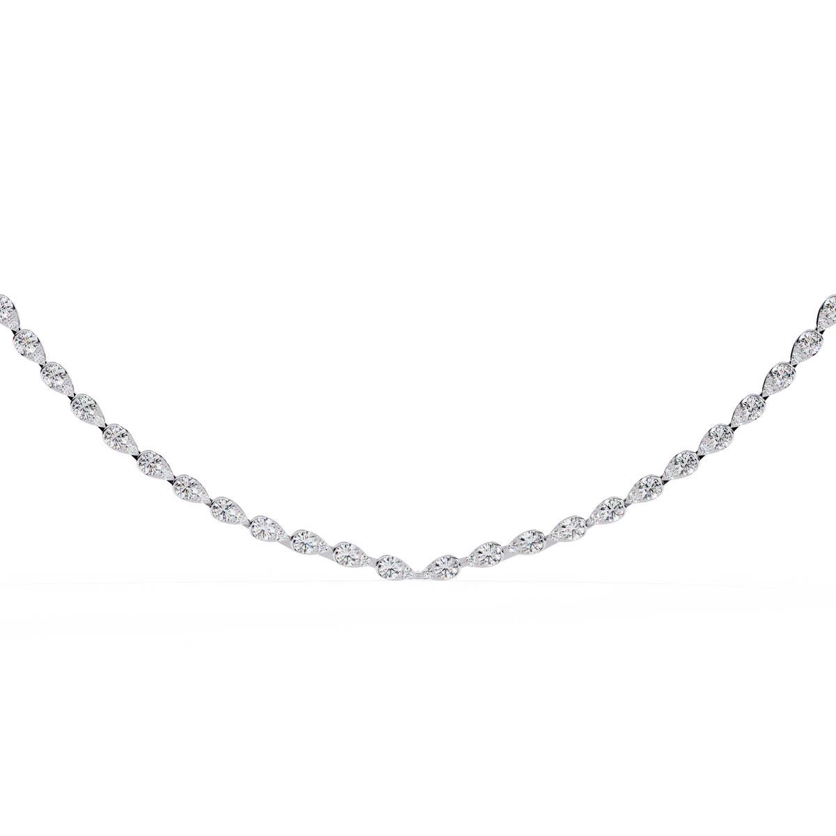 4.84 Ct Round Cut Natural And Lab Grown Stunning Classic Statement Necklace Gift For Her - HIGHCARAT DIAMONDS