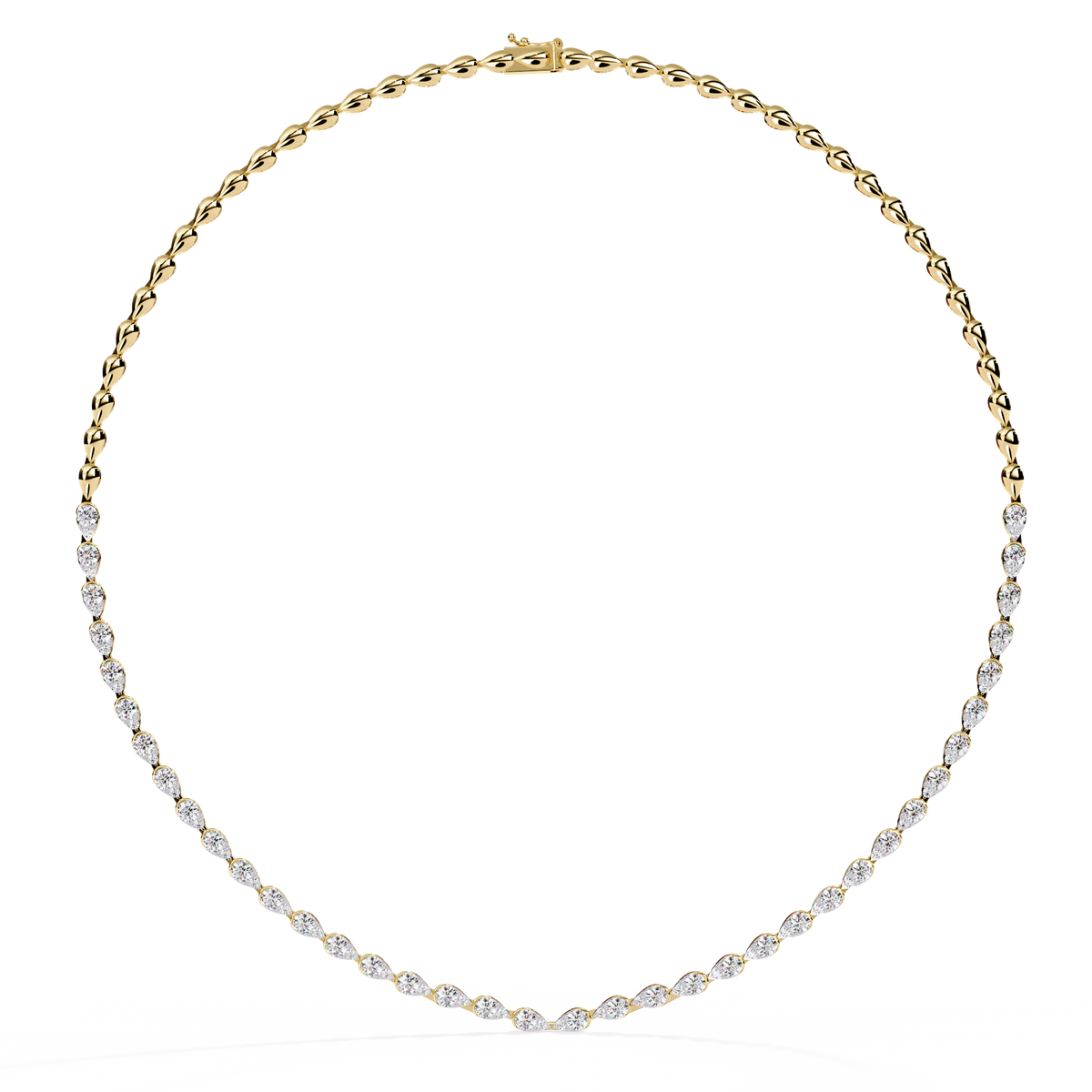 4.84 Ct Round Cut Natural And Lab Grown Stunning Classic Statement Necklace Gift For Her - HIGHCARAT DIAMONDS