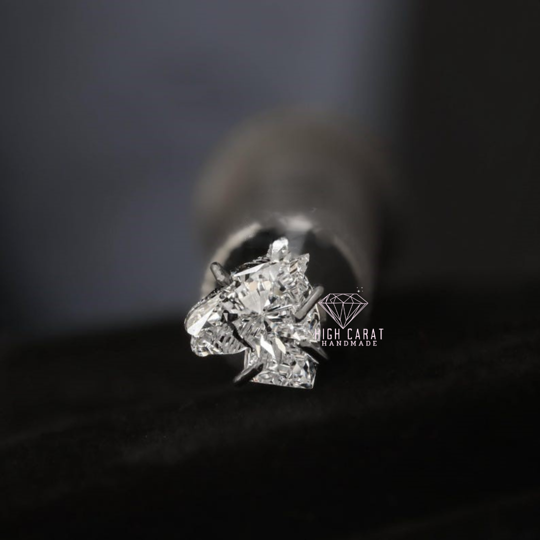Horse Shape Antique Lab Grown Fancy Cut Diamond