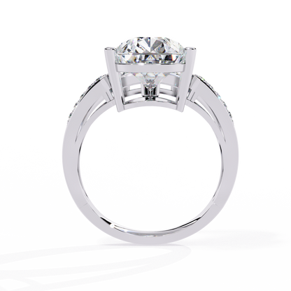 5.78Ct Pear And Round Cut Diamond Antique Vintage 10k Yellow Gold  Elegant Statement Dazzling Ring - HIGHCARAT DIAMONDS