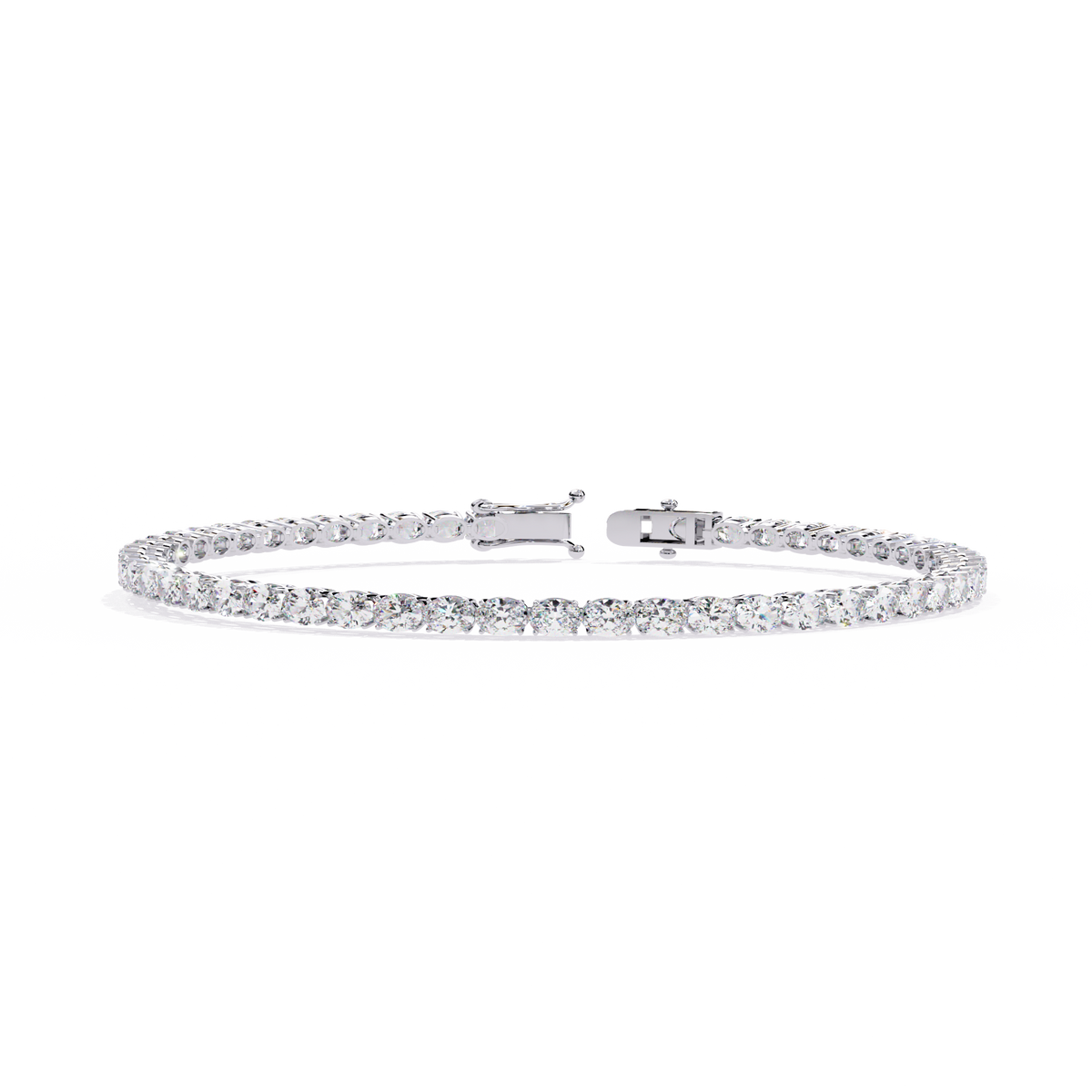 6.72Ct Oval Cut Top Grade Diamond Unique Minimalist Vintage Elegant Stacking Tennis Bridal Bracelet For Her - HIGHCARAT DIAMONDS