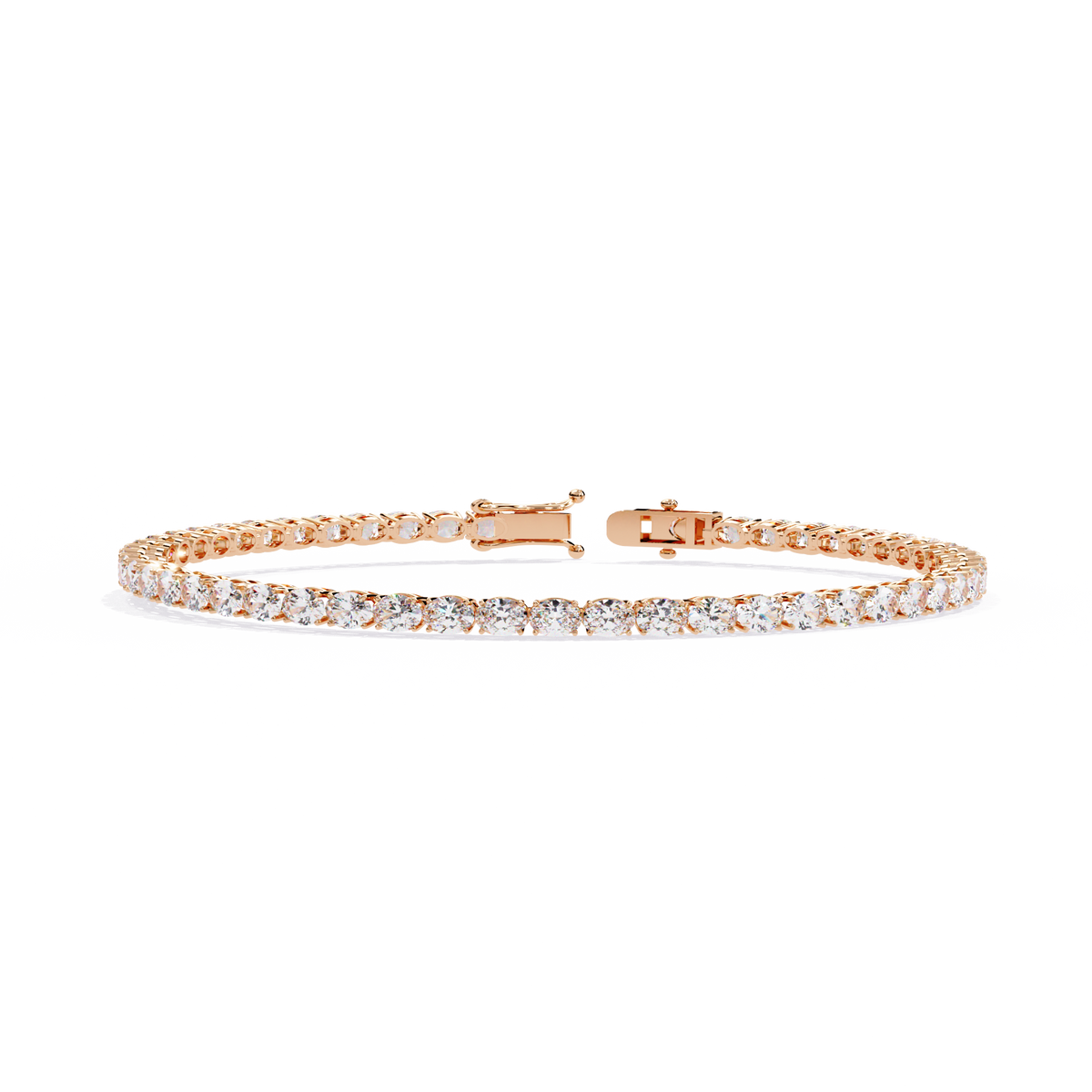 6.72Ct Oval Cut Top Grade Diamond Unique Minimalist Vintage Elegant Stacking Tennis Bridal Bracelet For Her - HIGHCARAT DIAMONDS