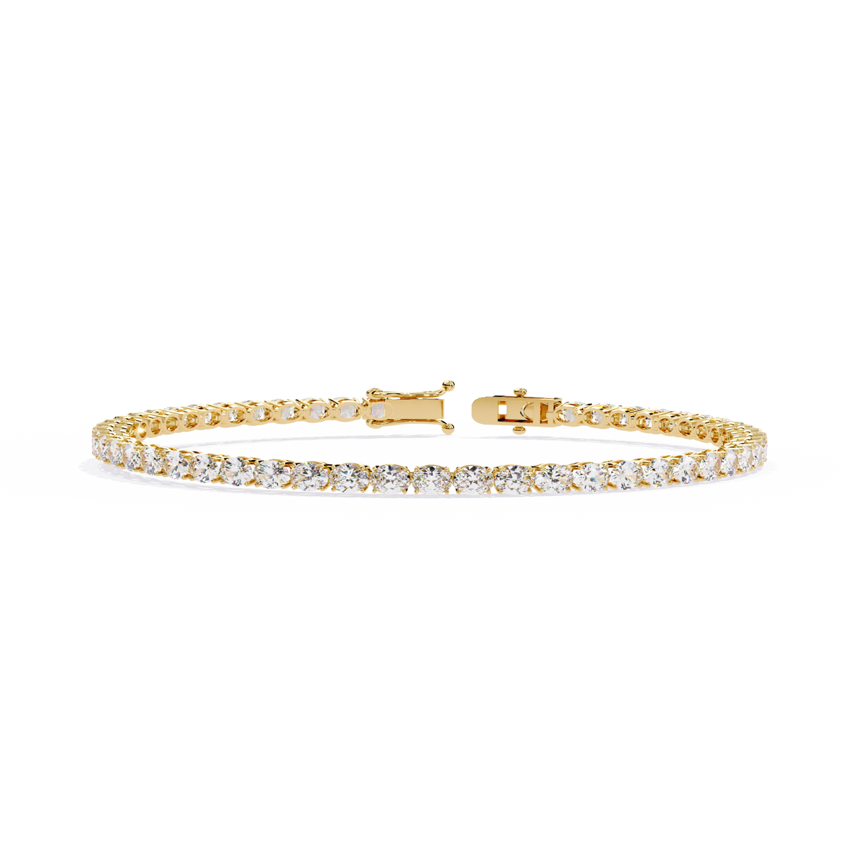 6.72Ct Oval Cut Top Grade Diamond Unique Minimalist Vintage Elegant Stacking Tennis Bridal Bracelet For Her - HIGHCARAT DIAMONDS