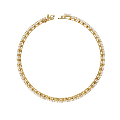 6.72Ct Oval Cut Top Grade Diamond Unique Minimalist Vintage Elegant Stacking Tennis Bridal Bracelet For Her - HIGHCARAT DIAMONDS
