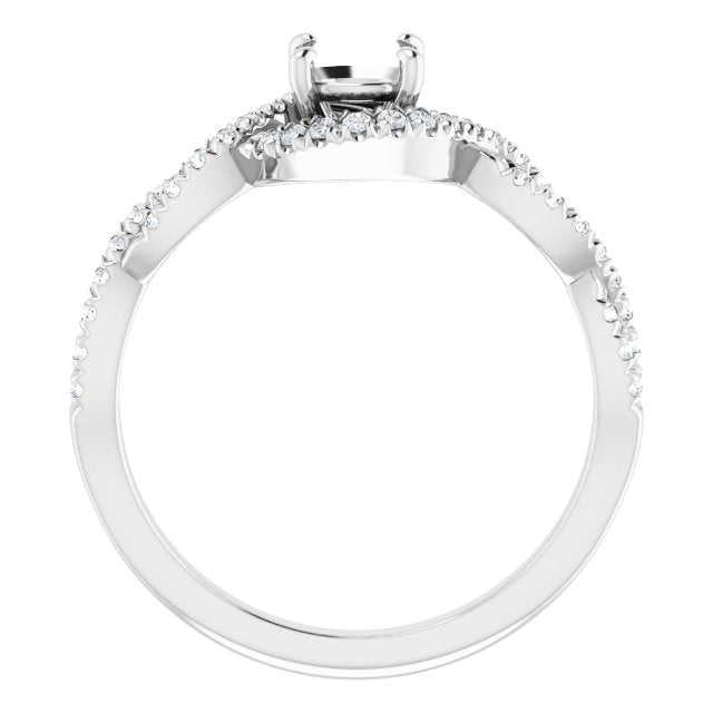 14k-white--round-1/4-ctw-natural-diamond-semi-set-engagement-ring