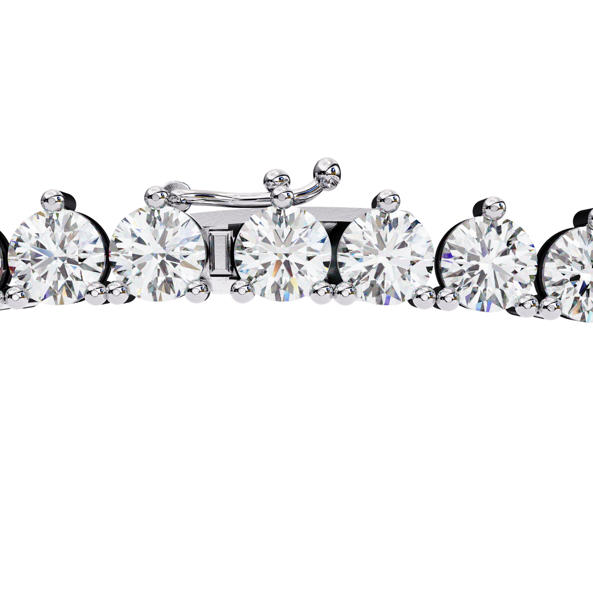 Round Cut 9.70 Ct  Natural & Lab Grown Diamond 18k Solid Gold   Channel Set Unisex Best Necklace For Daily Wear - HIGHCARAT DIAMONDS