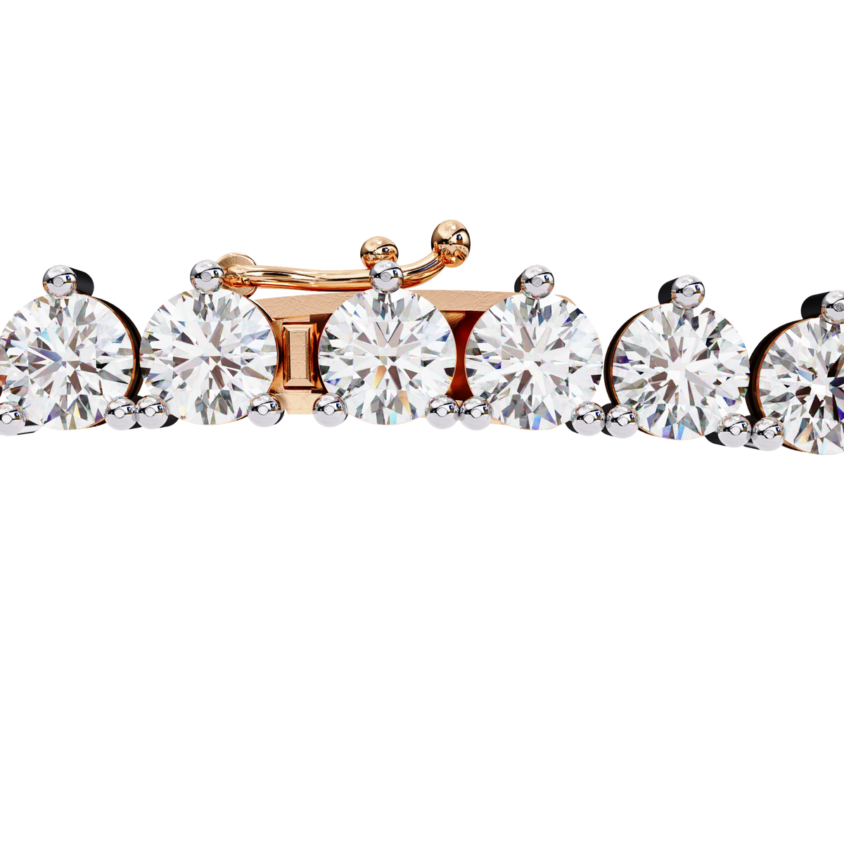 Round Cut 9.70 Ct  Natural & Lab Grown Diamond 18k Solid Gold   Channel Set Unisex Best Necklace For Daily Wear - HIGHCARAT DIAMONDS