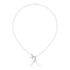 Unique Marquise Cut Diamond Pendant In 14K Solid Gold Personalized A Letter Jewelry - HIGHCARAT DIAMONDS