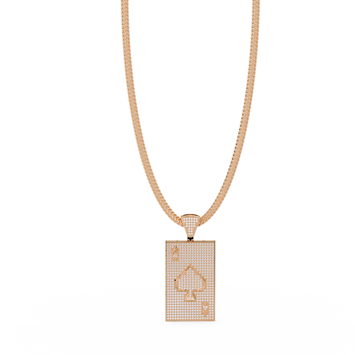 Ace Card Lab Diamond Pendant Hip Hop Necklace - HIGHCARAT DIAMONDS