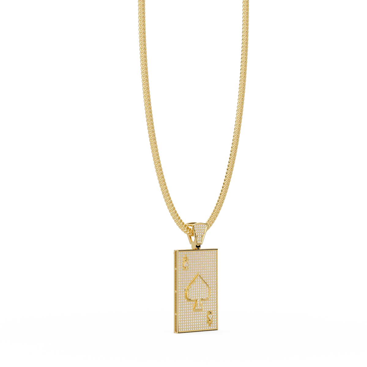 Ace Card Lab Diamond Pendant Hip Hop Necklace - HIGHCARAT DIAMONDS