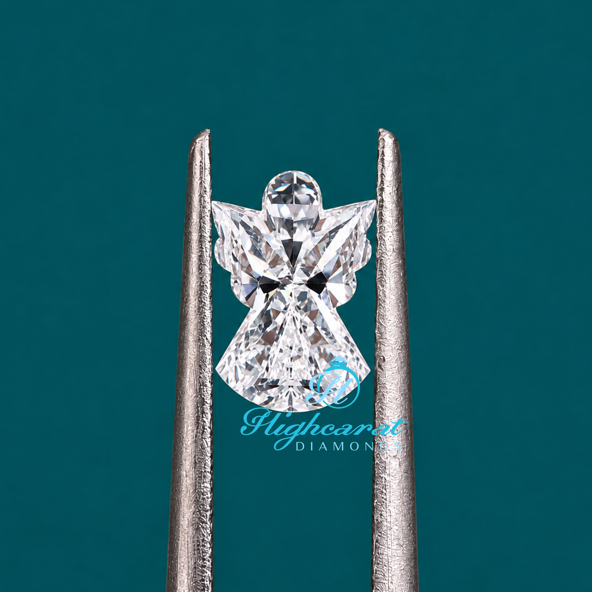Certified angel cut lab grown diamond