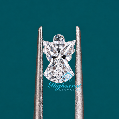 Certified angel cut lab grown diamond