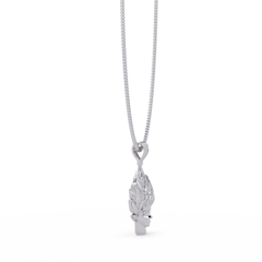 Anime Warrior Lab grown Diamond Pendant Necklace - HIGHCARAT DIAMONDS