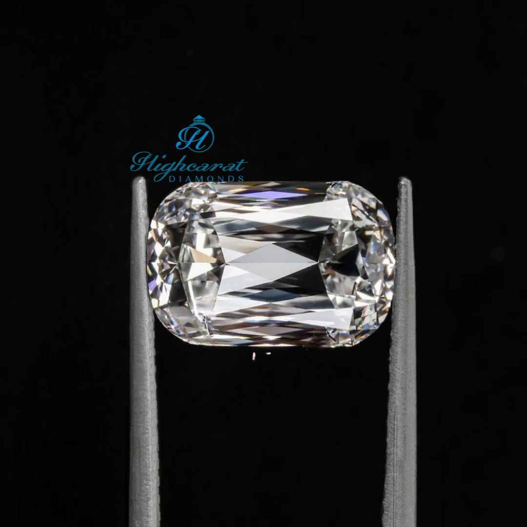 Antique Criss Cut Elegant White Colorless Dainty Perfect Lab Grown Loose Diamond - HIGHCARAT DIAMONDS