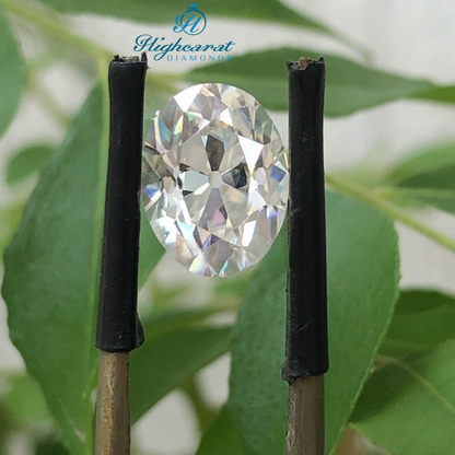 Old Mine Oval Cut Diamond with antique-style faceting and vintage brilliance