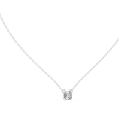 Elegance Emerald Square Shape Lab Grown Unique Shining Diamond Pendant For Occasional Wear - HIGHCARAT DIAMONDS