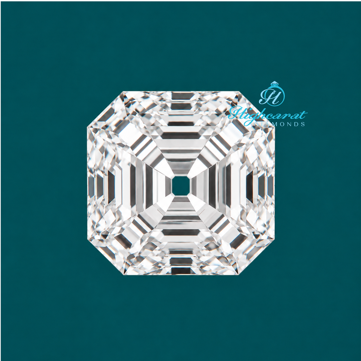Antique Asscher Step Cut Lab Grown Diamond