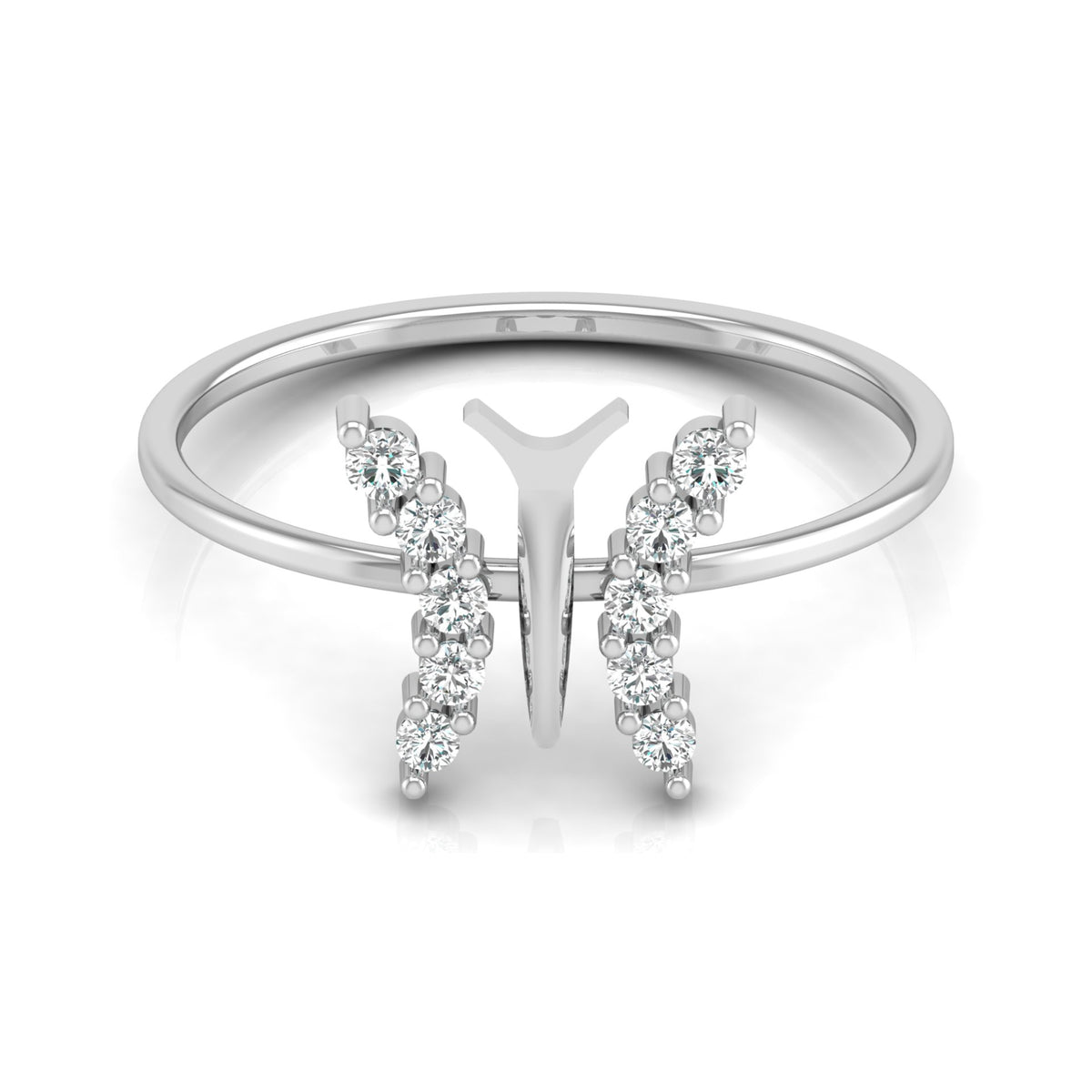 Butterfly Diamond Ring For Women's Symbol Of Freedom Made For Every Day - HIGHCARAT DIAMONDS